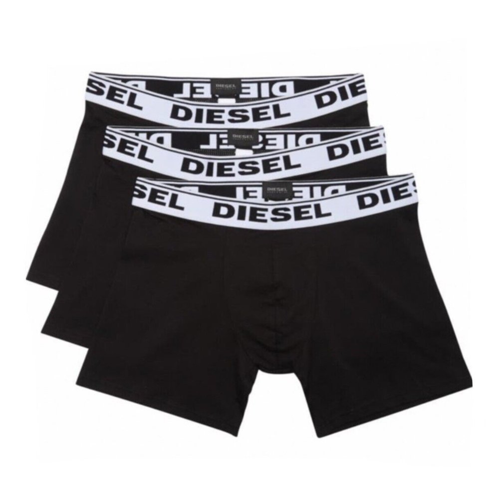 Diesel Sebastian Boxer Briefs 3 Pack Stretch Cotton Men's